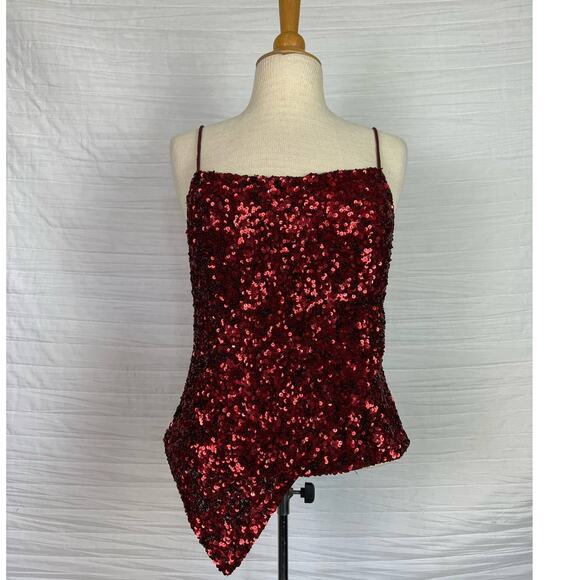 90's Cache Sequin Tank Medium - Picture 2 of 7